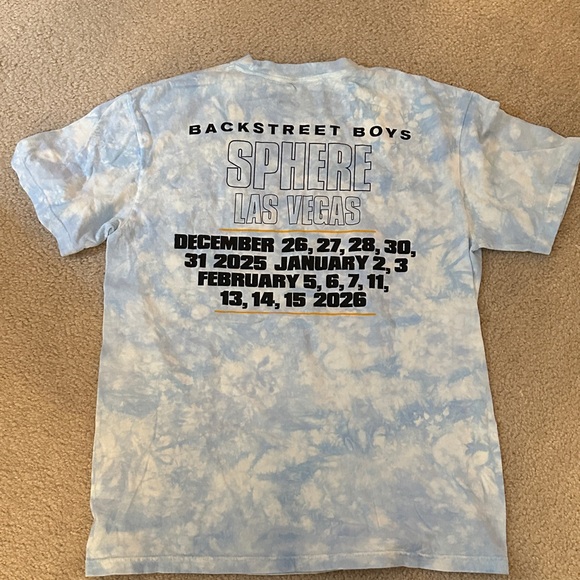 NEW Backstreet Boy’s Tie Dyed T-Shirt from Into the Millennium Sphere Winter L - Picture 8 of 14